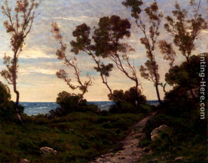 Path To The Sea painting - Henri-Joseph Harpignies Path To The Sea art painting